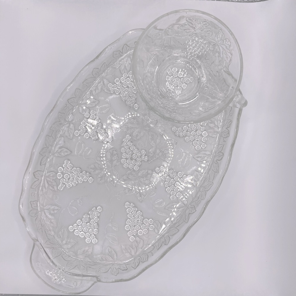 Vintage Anchor Hocking‎ 8 piece Serva-Snack Set - Picture 3 of 10